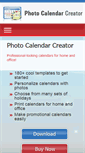 Mobile Screenshot of photo-calendar-software.com